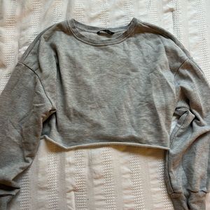 forever21 cropped hoodie, size medium